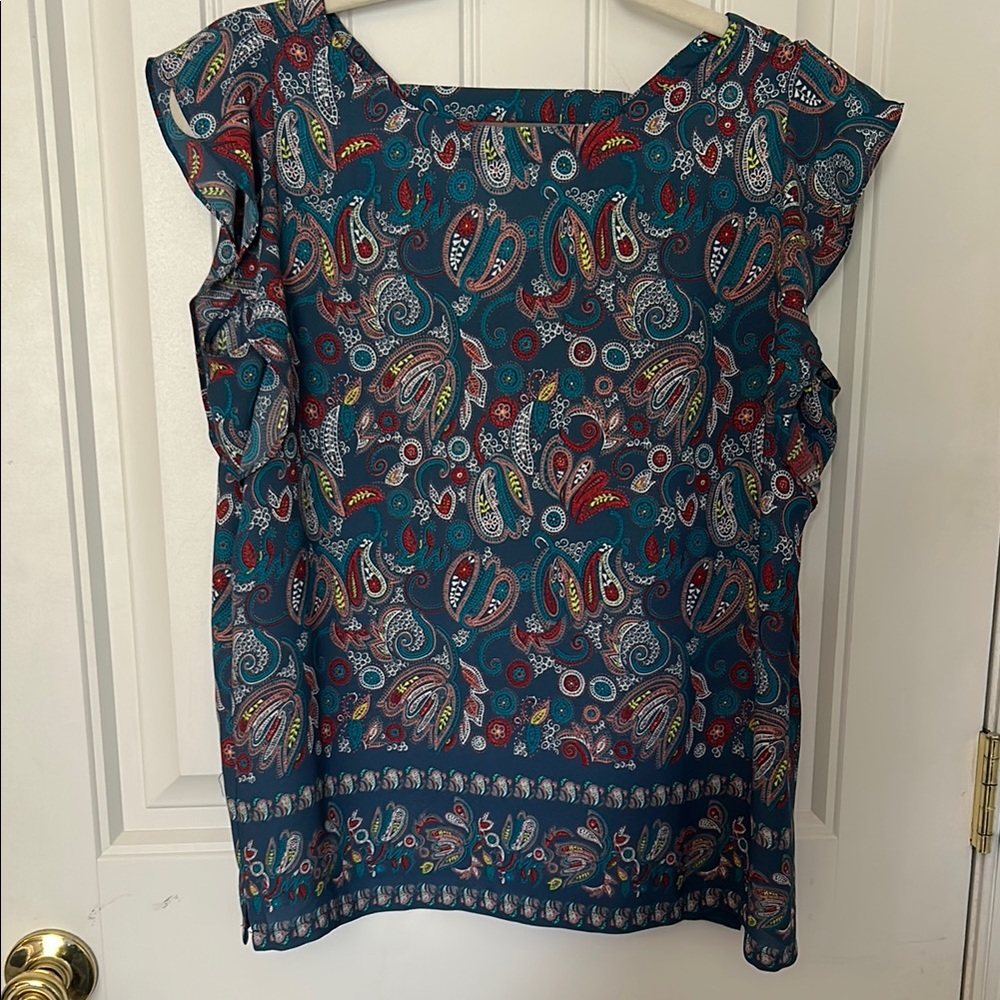 LOFT Paisley Print Blouse